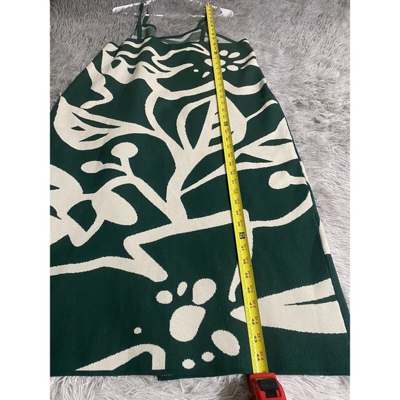 Cider Womens Knit U Line Boho Midi Dress Green Lagenlook Beachy 2XL - Picture 4 of 12